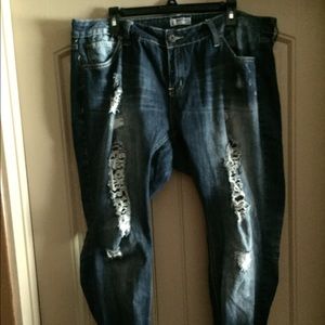 JCPENNEY Ripped Jeans
